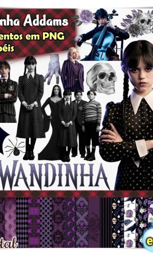 Kit Digital Wandinha Addams