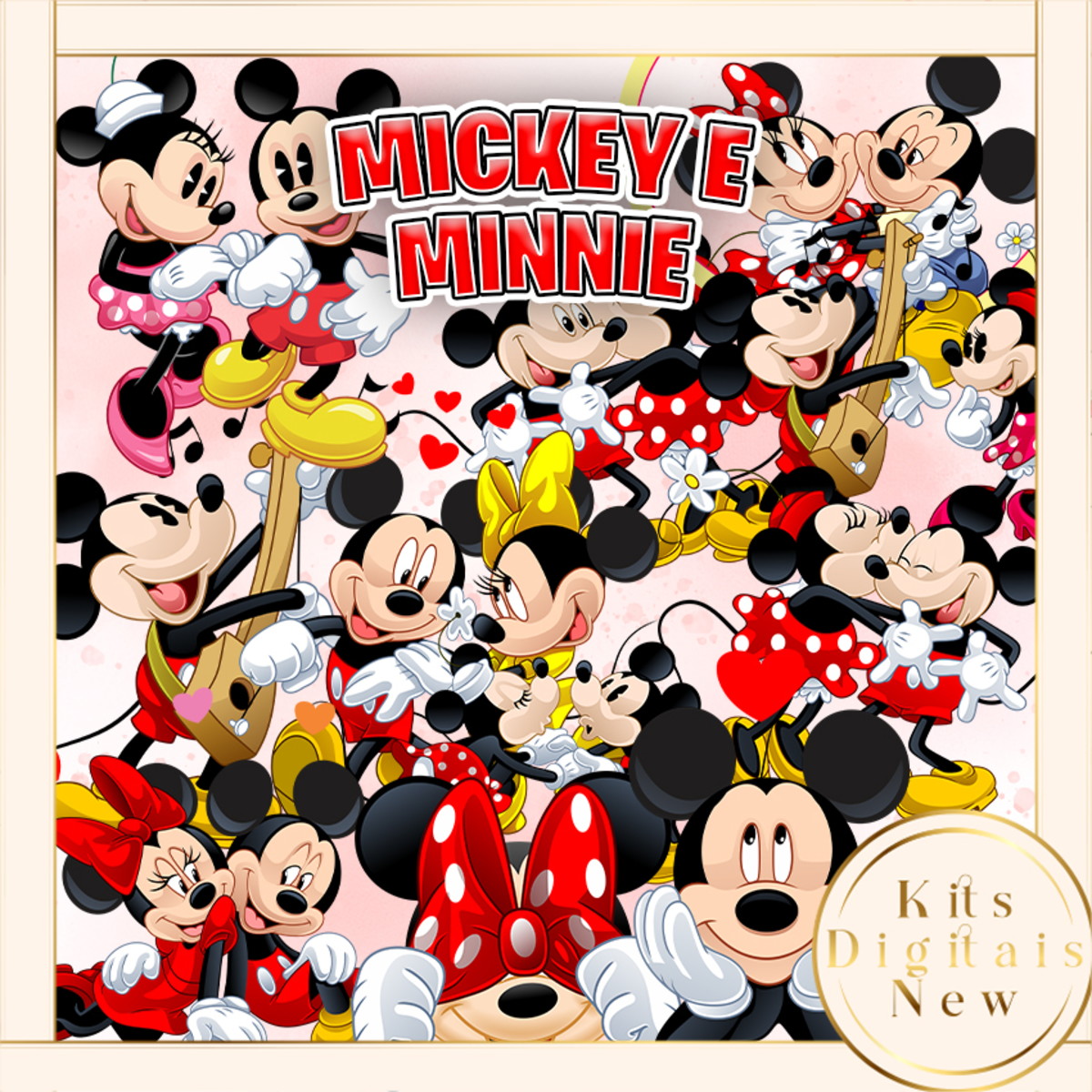 Mickey E Minnie Kit Digital