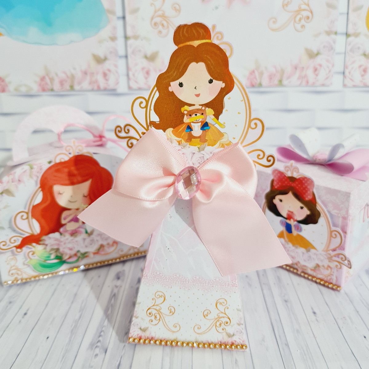 Princesas Cute - Arquivos de Corte Studio e pdf + Fotos 2512 - Imagem 5