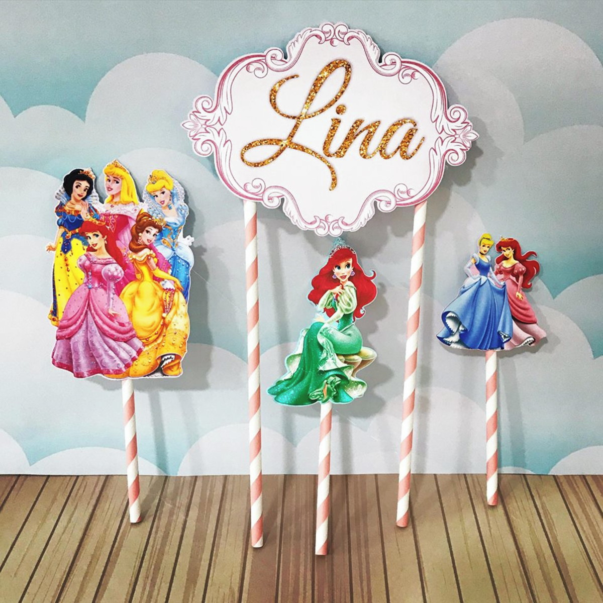 Princesas Luxo 2609 - Combo de Arquivos de Corte Festas - Imagem 3