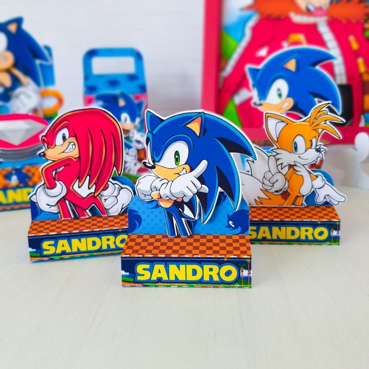 Sonic - Arquivos de Corte Studio e pdf + Fotos 3112 - Imagem 3
