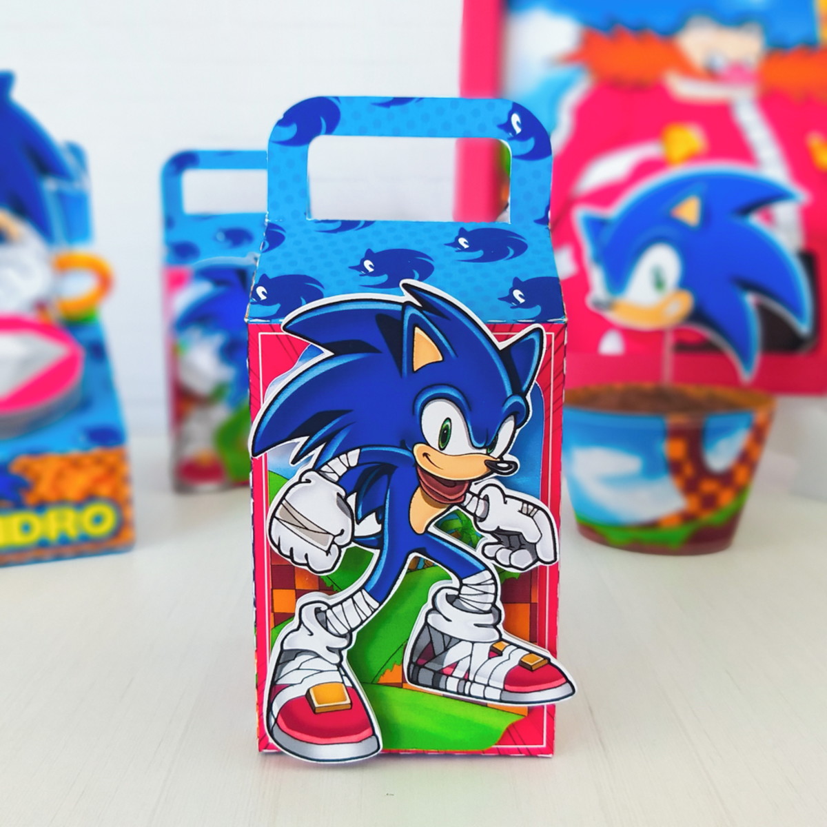 Sonic - Arquivos de Corte Studio e pdf + Fotos 3112 - Imagem 2