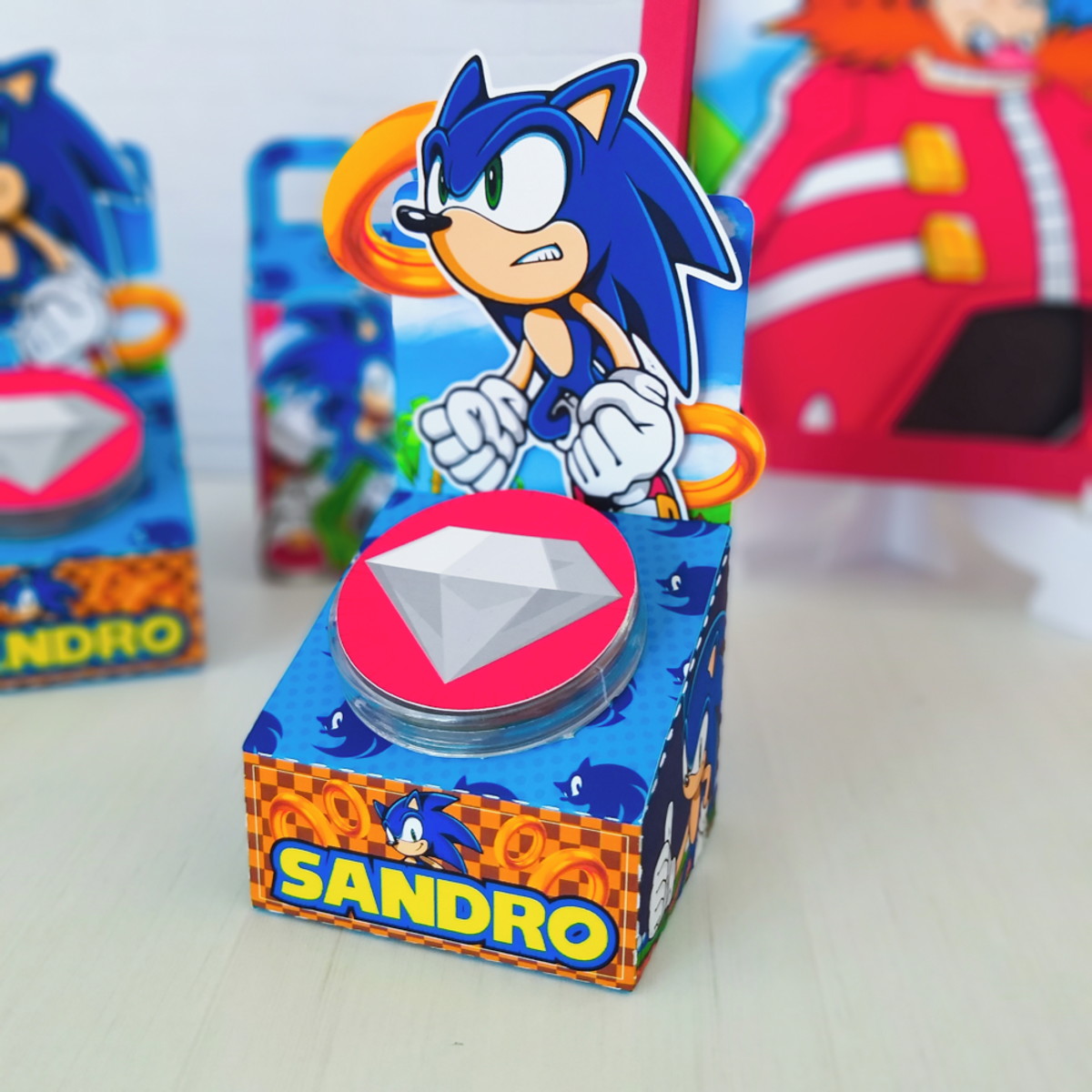 Sonic - Arquivos de Corte Studio e pdf + Fotos 3112 - Imagem 4