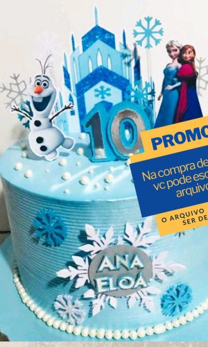 Studio/pdf Arquivo de Corte Topo de Bolo Frozen -001