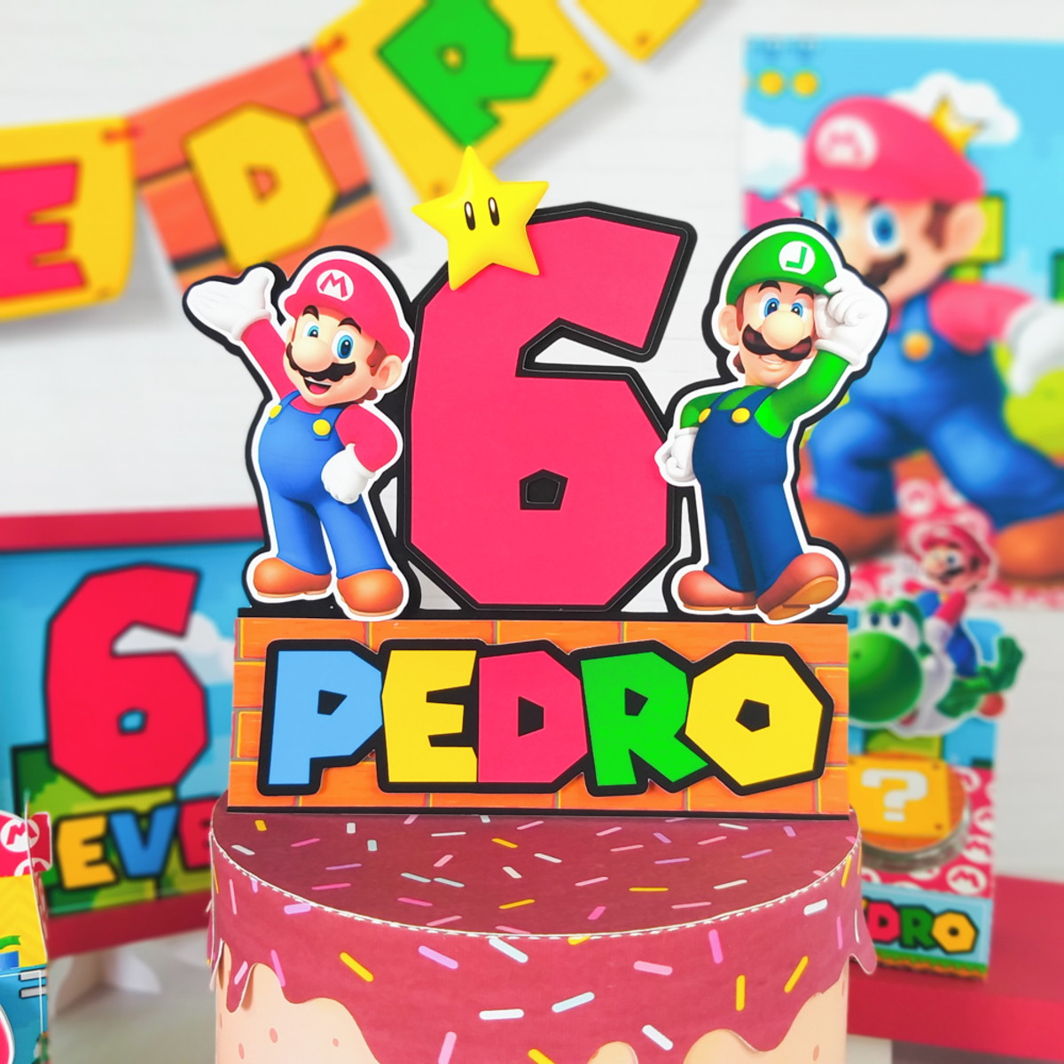 Super Mario - Arquivos de Corte Studio e pdf + Fotos 2512 - Imagem 5