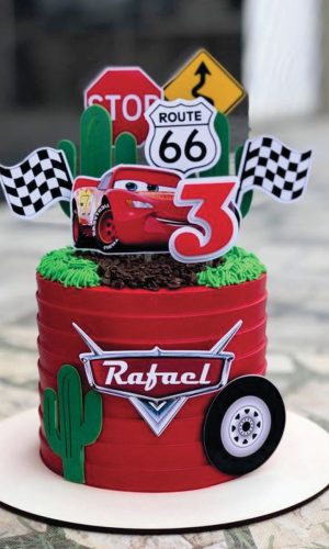 Topo de Bolo Carro Mcqueen Arquivo de Corte