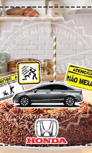 TOPO DE BOLO CARRO NAO MEXA NO MEU CARRO - ARQUIVO DIGITAL