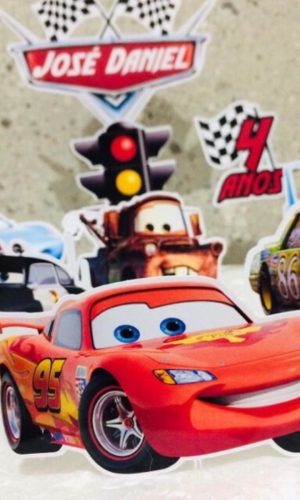 Topper de Bolo Carros (arquivo de Corte) 4 Por 10,00
