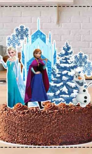 TOPO DE BOLO FROZEN 07 - ARQUIVO DIGITAL