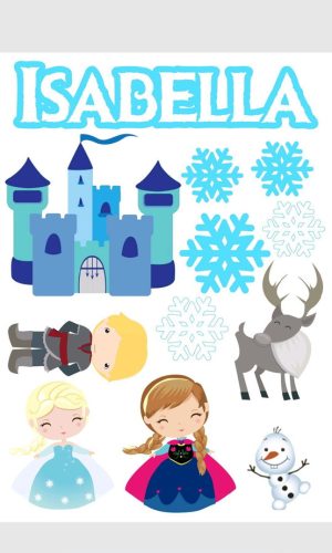 topo de bolo Frozen