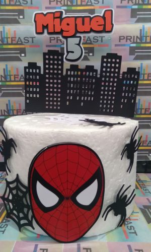 Topo de bolo Homem Aranha 2 #81 - Arquivo Digital