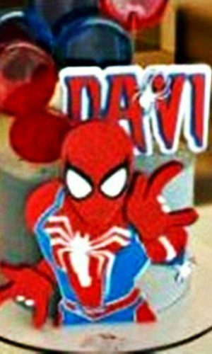 Topo de Bolo Homem Aranha 3 + 4 Arquivos a Sua Escolha