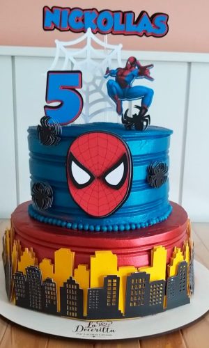 Topo de Bolo Homem Aranha - Arquivo de Corte