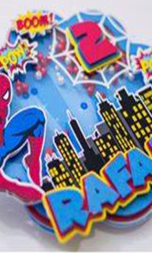 Topo de Bolo Homem Aranha Arquivo de Corte Silhouette