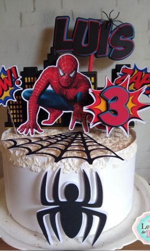 Topo de bolo Homem Aranha
