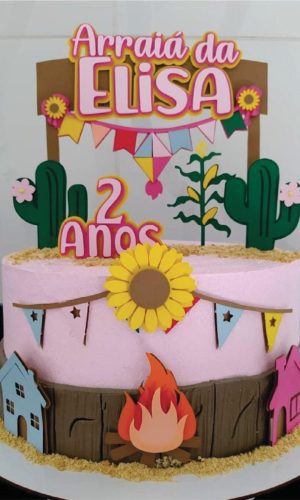 Topo de Bolo Junino Festa Junina Arquivo de Corte