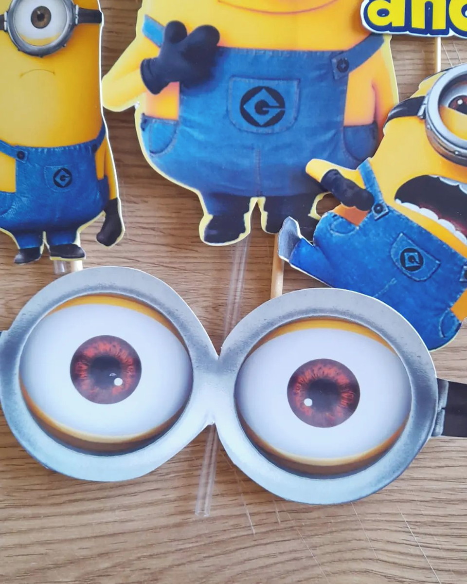 Topo de Bolo Minions - Imagem 2