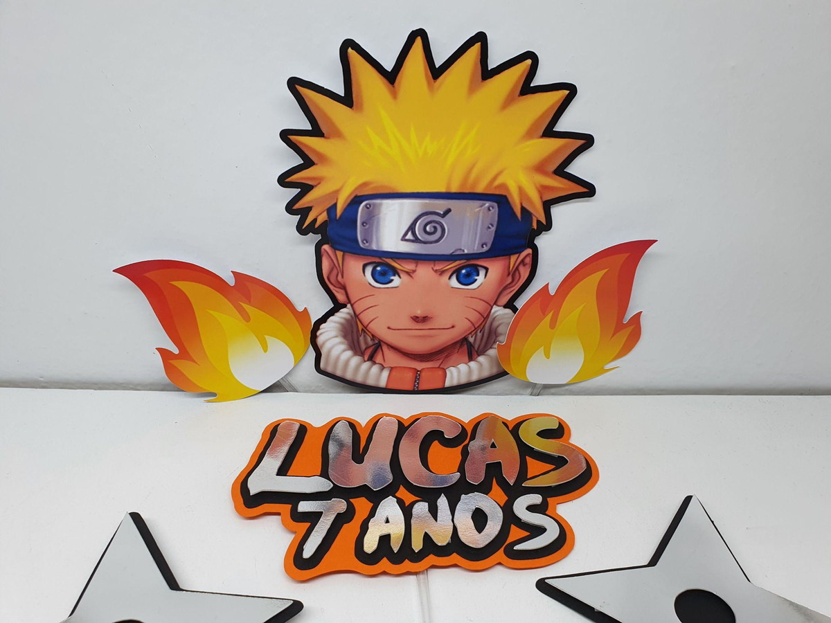 Topo de Bolo Naruto Arquivo de Corte - Imagem 5