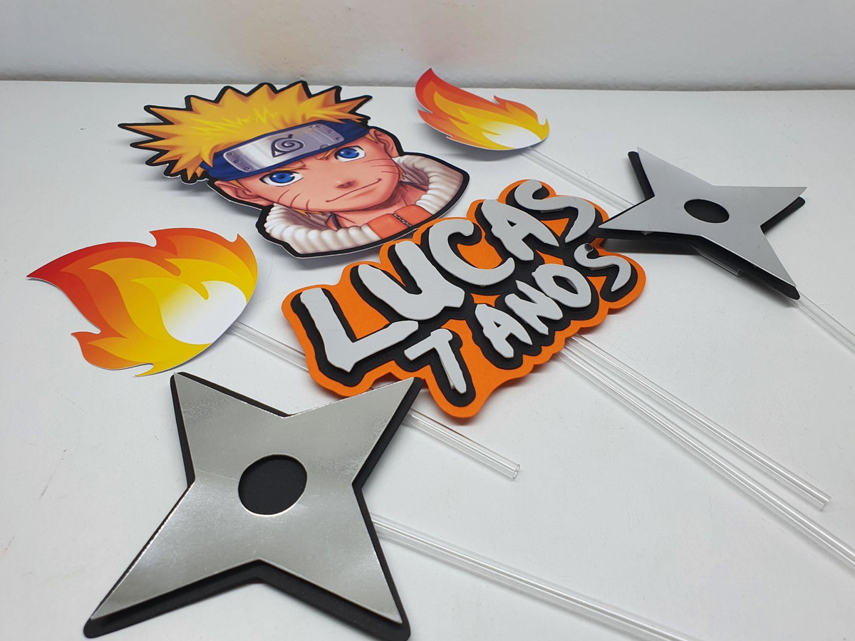 Topo de Bolo Naruto Arquivo de Corte - Imagem 2