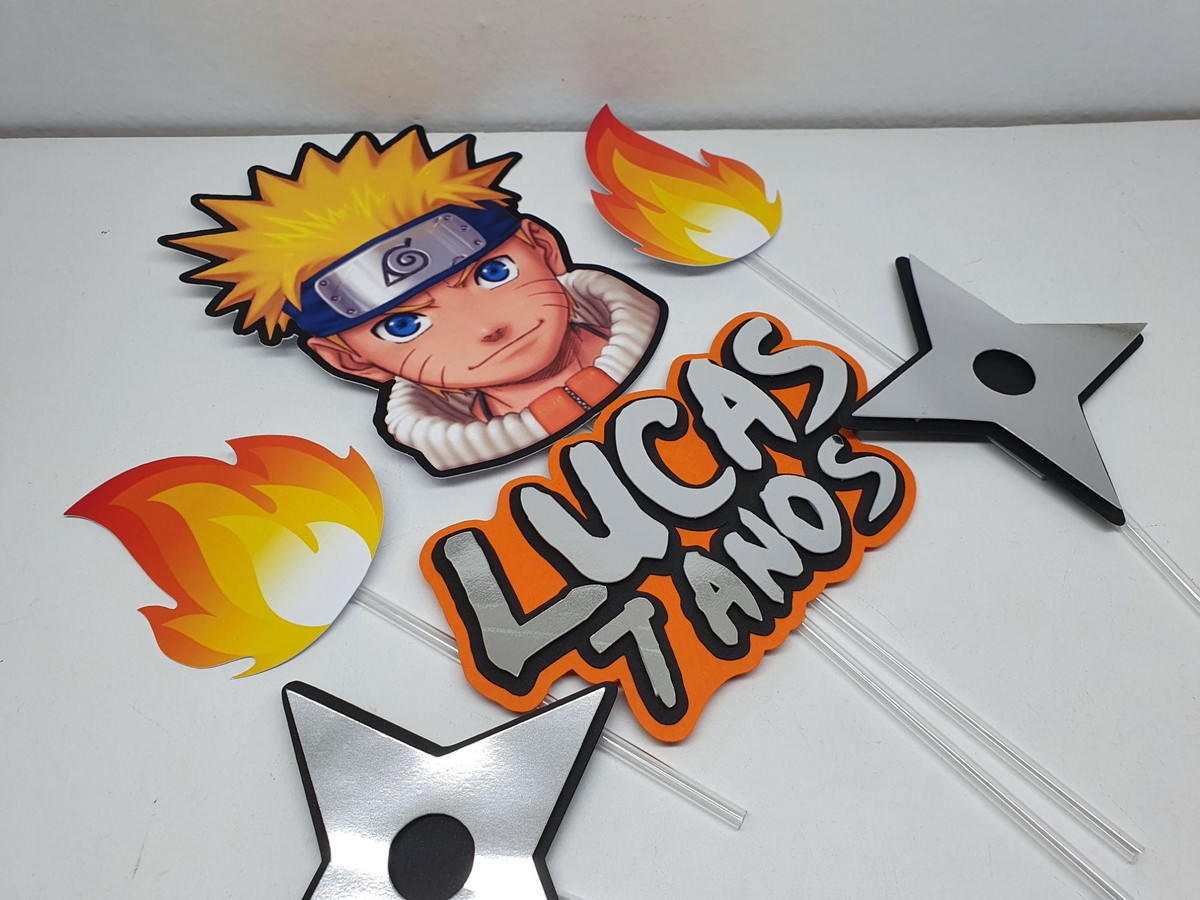 Topo de Bolo Naruto Arquivo de Corte