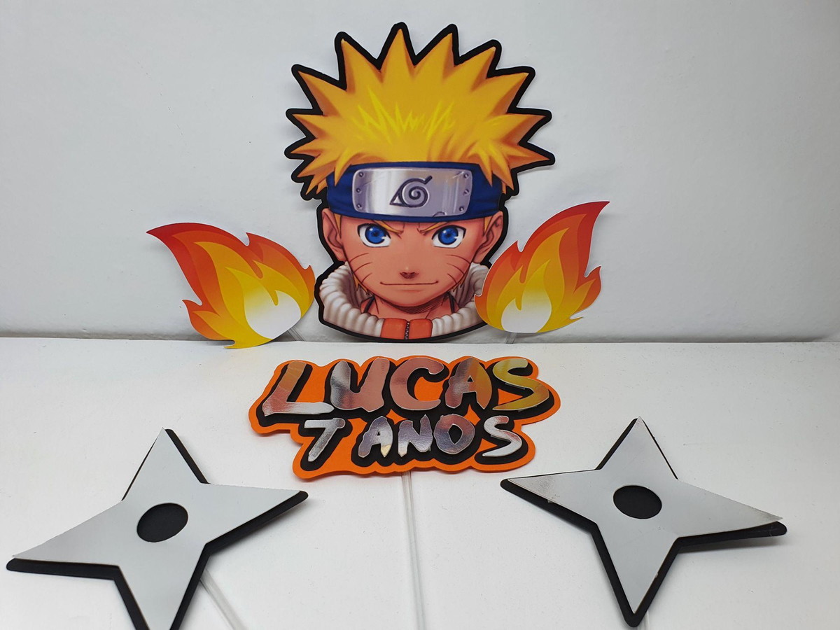 Topo de Bolo Naruto Arquivo de Corte - Imagem 4
