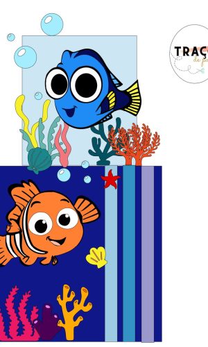 Topo De Bolo Nemo- 100% Camadas - (arquivo Digital)