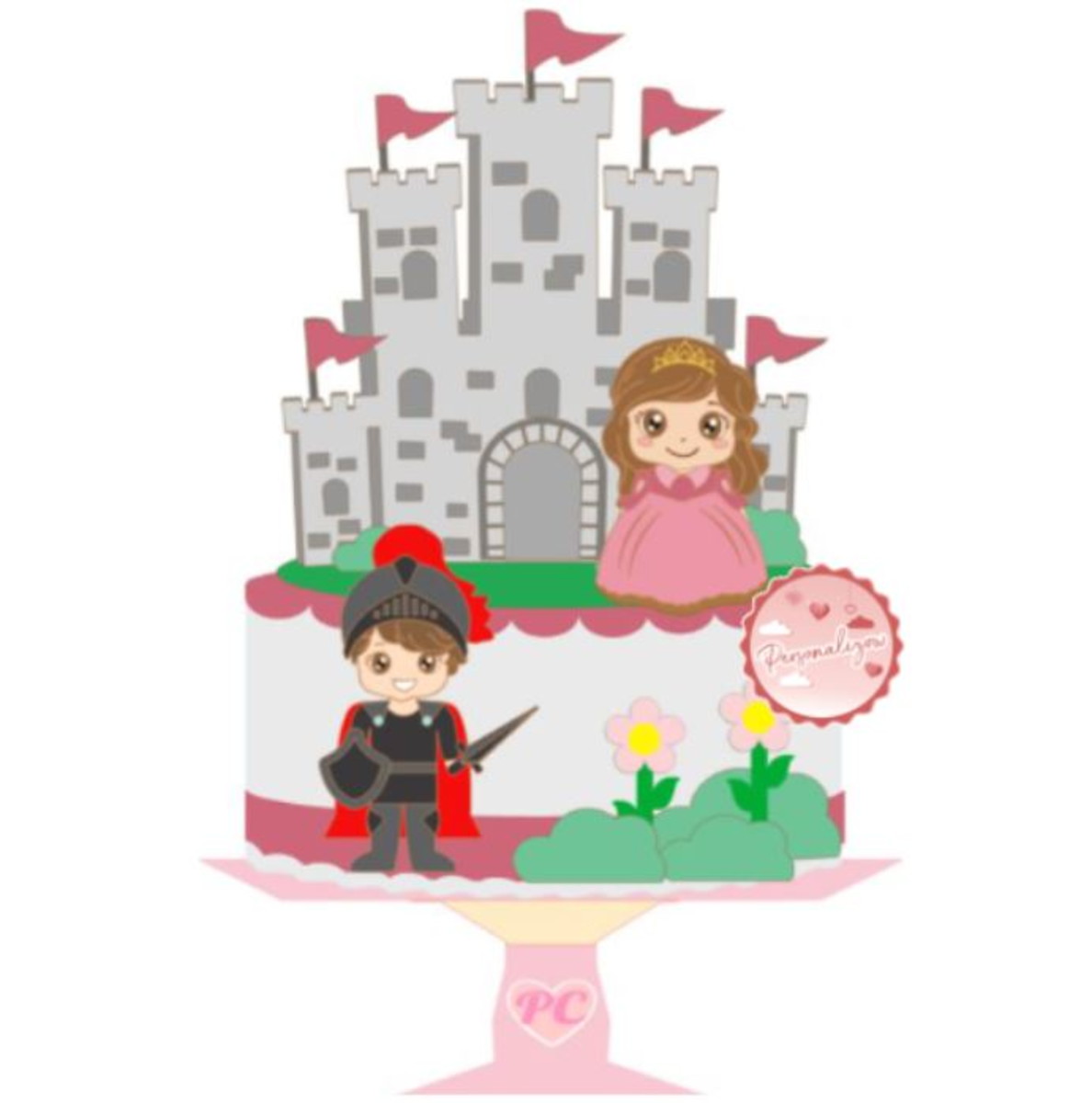 Arquivo Topo de Bolo - Princesa Castelo