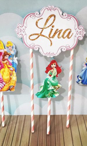 Arquivo de Corte Princesas Topo de Bolo - Studio e PDF