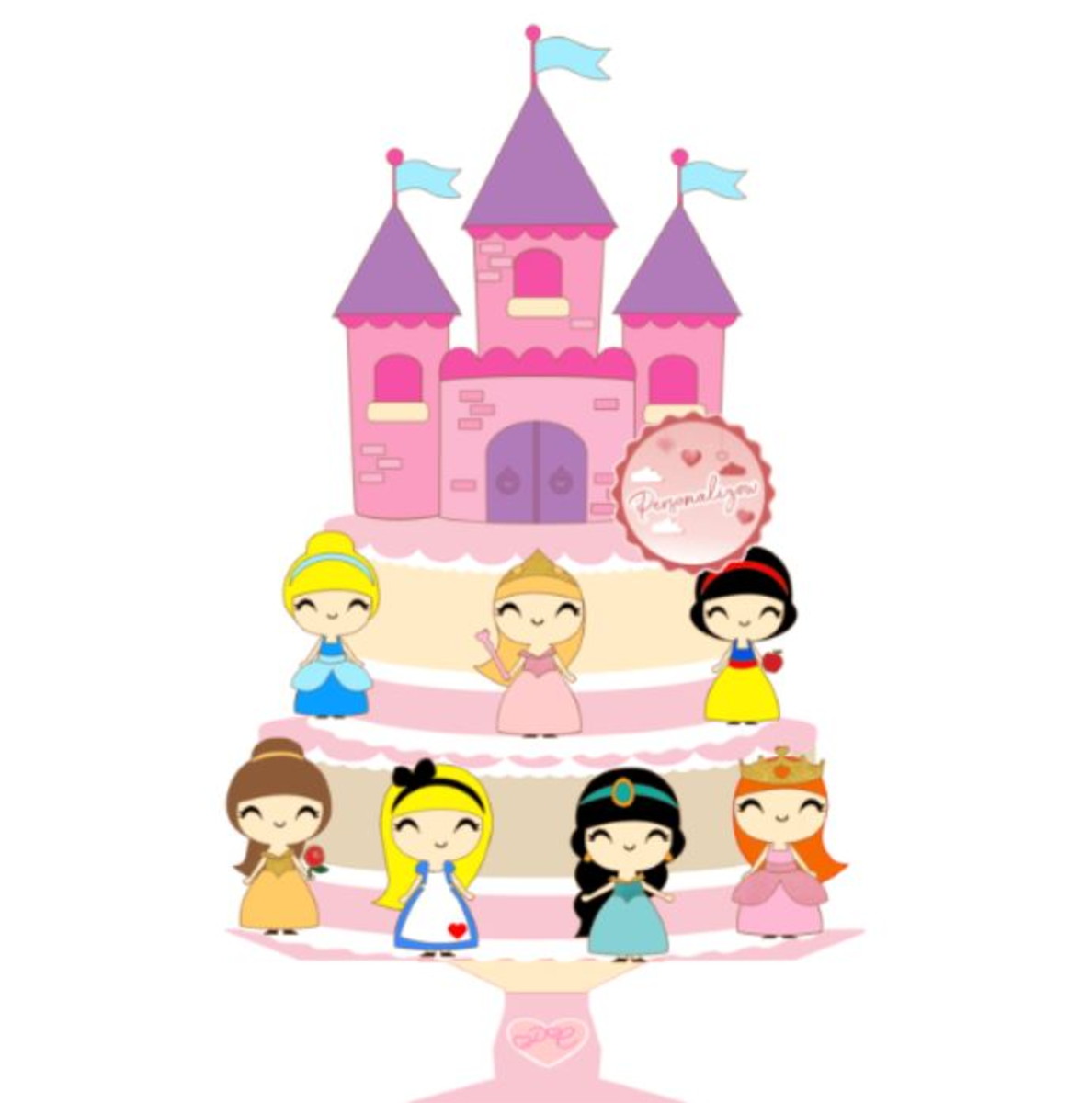 Arquivo Topo de Bolo - Princesas