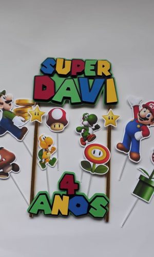ARQUIVO DE CORTE TOPO DE BOLO SUPER MARIO