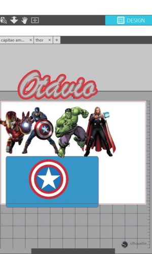 Topo de Bolo Vingadores - Arquivo Digital