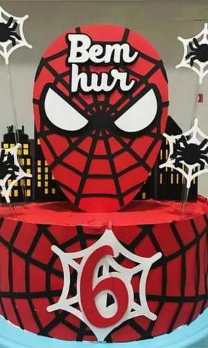 Topo homem Aranha + 4 ARQUIVOS A SUA ESCOLHA