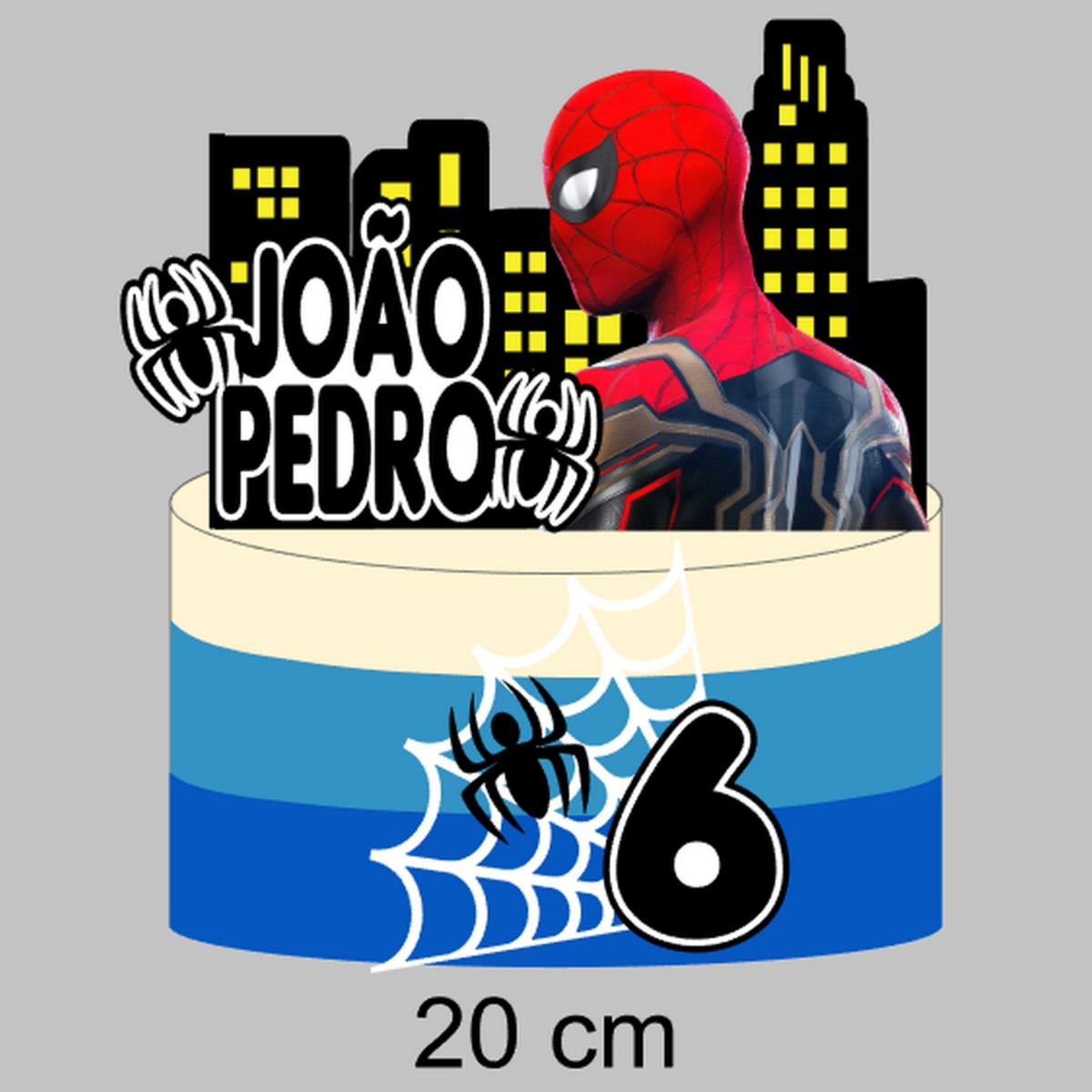 Topo Homem Aranha - Arquivo de Corte Silhouette (cód. T154) - Imagem 2