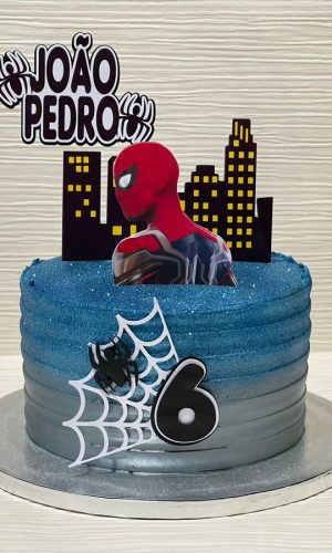 Topo Homem Aranha - Arquivo de Corte Silhouette (cód. T154)