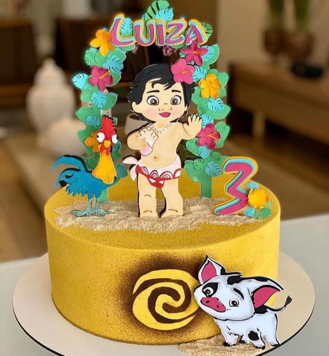 Topo Moana Baby CAMADAS 3 - Arquivo de corte