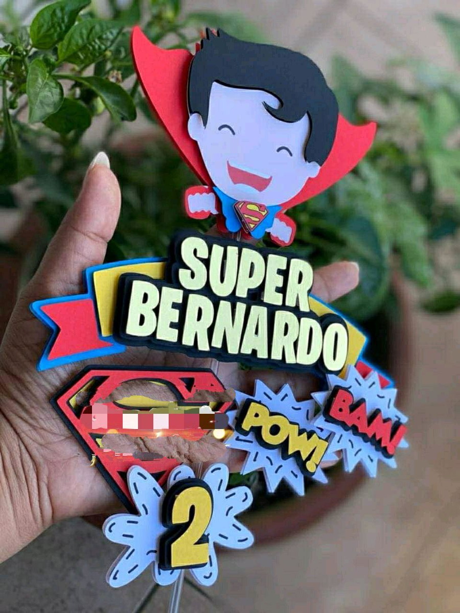 TOPO super homem kids lux + 4 ARQUIVOS A SUA ESCOLHA