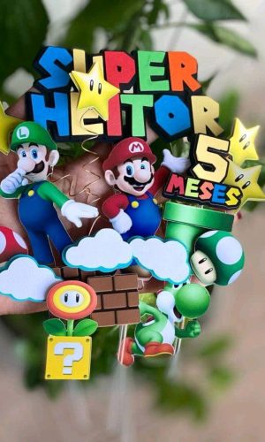 TOPO super Mario lux + 4 ARQUIVOS A SUA ESCOLHA
