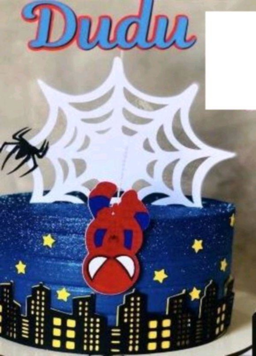 Pague 1 e Leve 3 Topo de Bolo Homem Aranha Cód.001