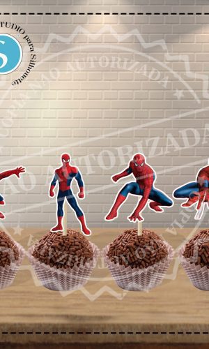 TOPPER HOMEM ARANHA - ARQUIVO DIGITAL
