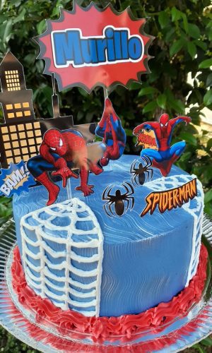 Pague 1 e Leve 3 Topo de Bolo Homem Aranha Cód.002