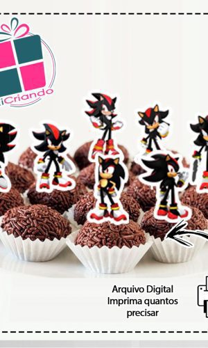 Topper Sonic Shadow - Arquivo Digital