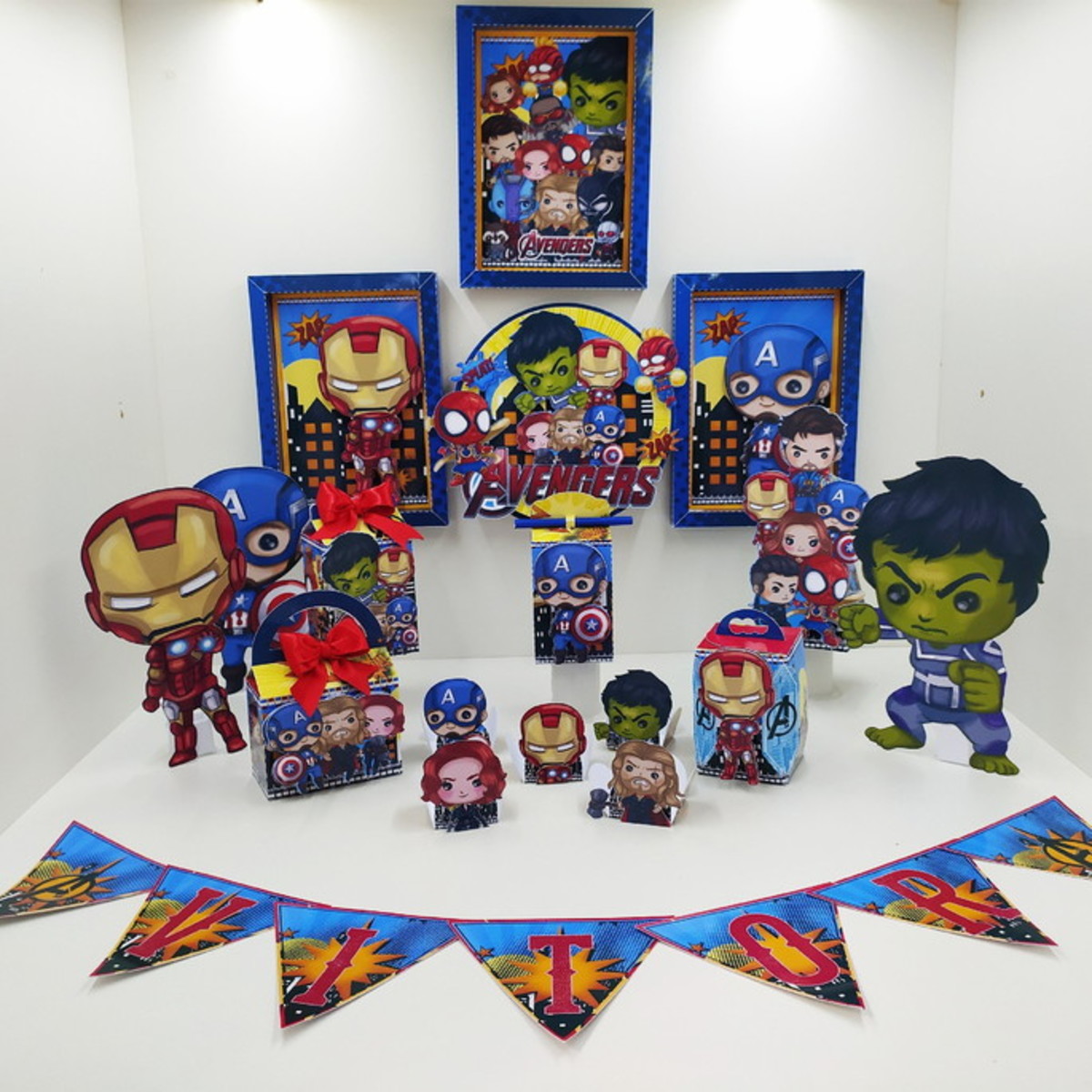 Vingadores - Arquivos de Corte Studio e pdf para Festas 273