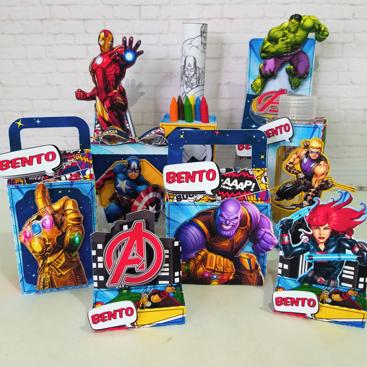 Vingadores - Kits Digitais para Festas Studio e pdf - Imagem 3