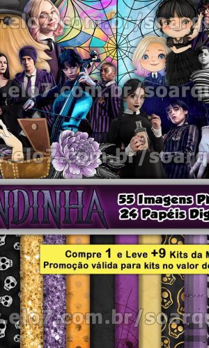 06 - Kit Digital Wandinha