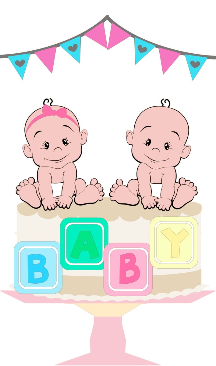 +20 Arquivos p/ Topo de Bolo - Baby | Bebê - Imagem 5