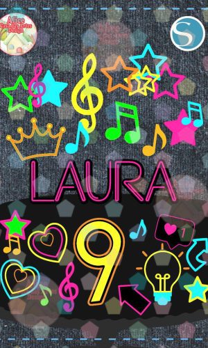 2516 - Arquivo Topper Neon Camadas - Studio