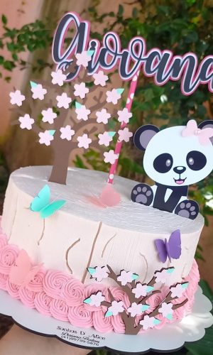 2 Arquivo de Corte Topo de Bolo Panda 7