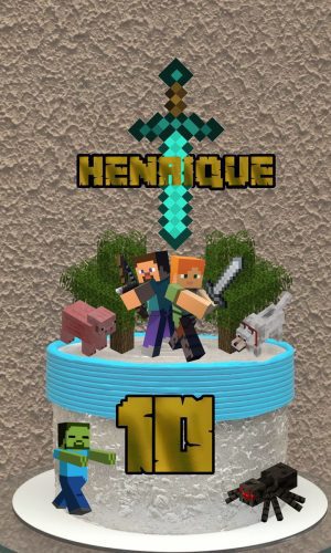 2 Arquivos - Studio - Topo de Bolo Minecraft 5