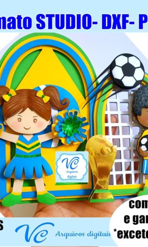 450- Arquivo de Corte Topo Copa do Mundo Bebe Menina Menino