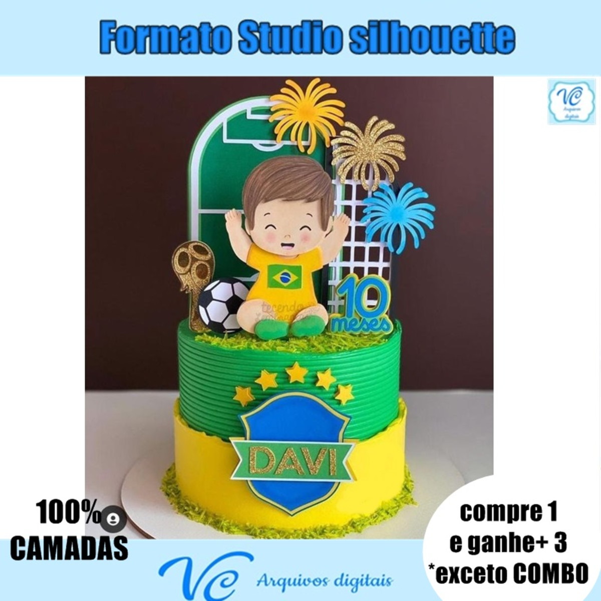 475- Arquivo Topo Futebol /copa do Mundo Menino
